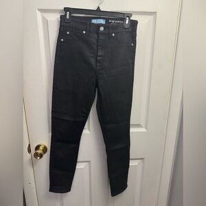 7 For All Mankind Black Skinny‎ Jeans